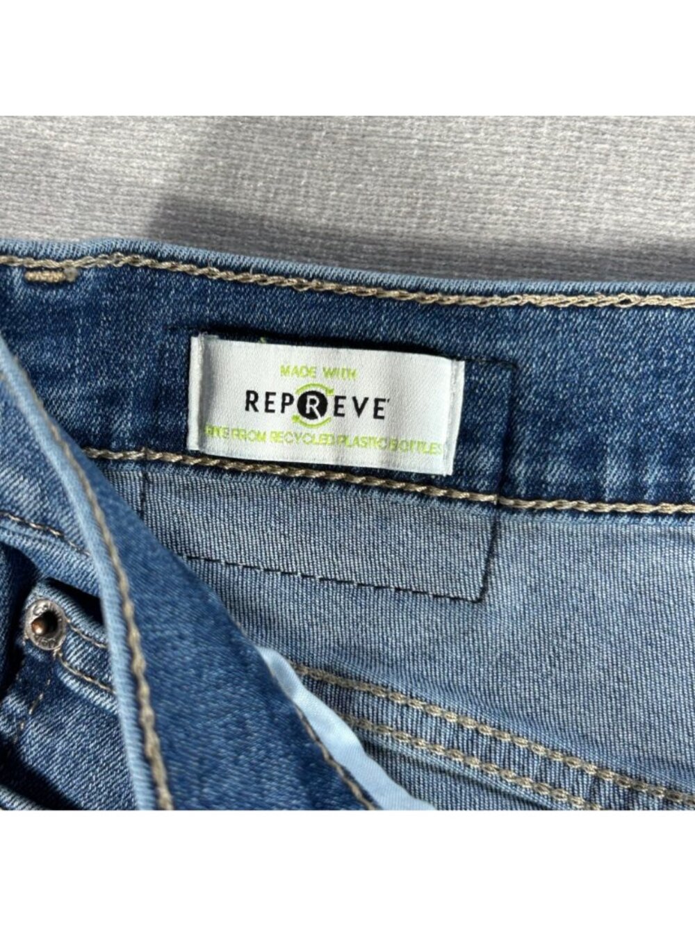 Calvin Klein Bootcut Jeans Women's Size 30 Denim High Rise Stretch Casual Zip - Picture 7 of 11